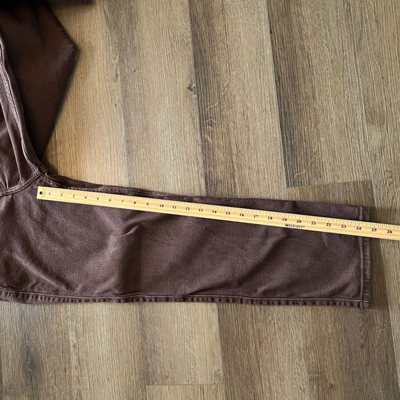 Hollister Women's Brown Straight Leg Jeans - Picture 9 of 11